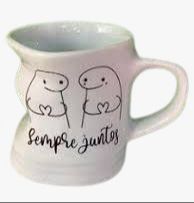 Caneca Flork Amassada " Sempre Juntos "