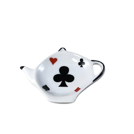 Pratinho para Chá Modelo Cartas Alice