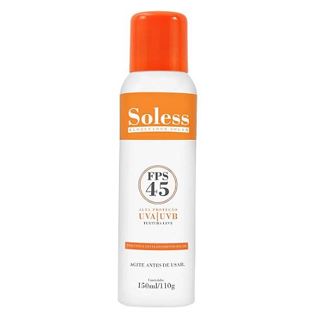 Natupele Protetor Solar Soless FPS 45 Aerosol 110g