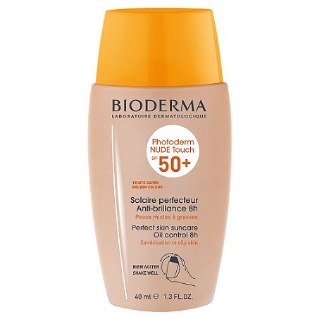 Bioderma Photoderm Nude Touch Fps50+ Dourado 40ml