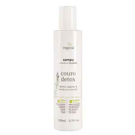 Vegana Xampu Couro Detox 200ml