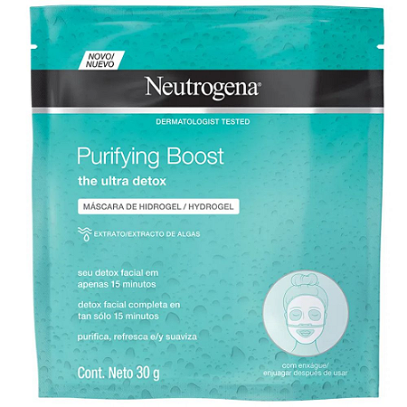 Neutrogena Purifying Boost Máscara Purificadora Hidrogel 30g