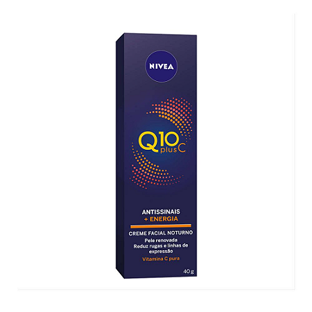 Nivea Q10 Plus C Antissinais Creme Facial Noturno 40ml