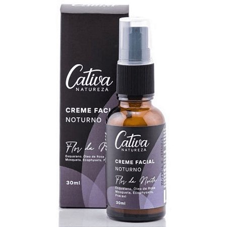 Cativa Creme Facial Noturno Flor Da Noite 30ml