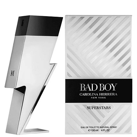 Carolina Herrera Bad Boy Superstars Masculino Perfume Eau Toillete 100ml