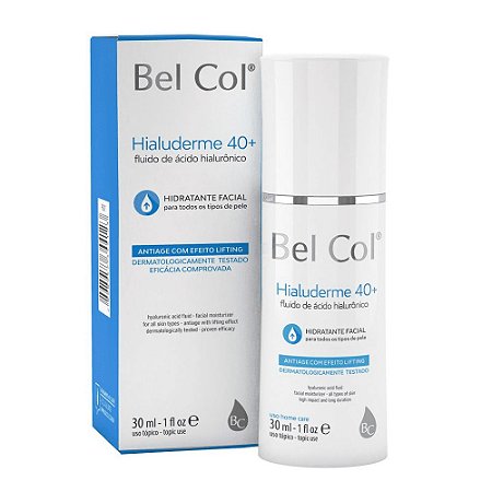 Bel Col Hialuderme 40+ Fluido de Acido Hialurônico 30ml