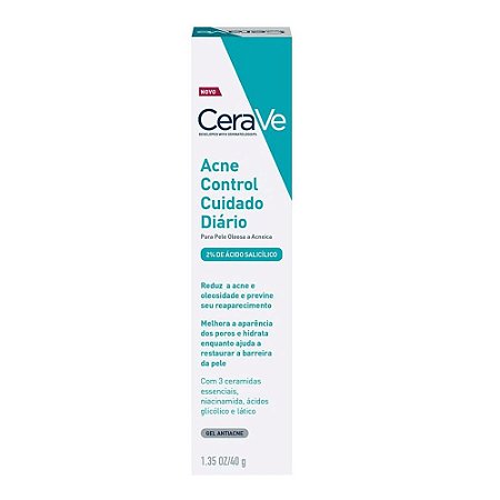 Cerave Acne Control Gel Antiacne Pele Oleosa a Acneica 40g