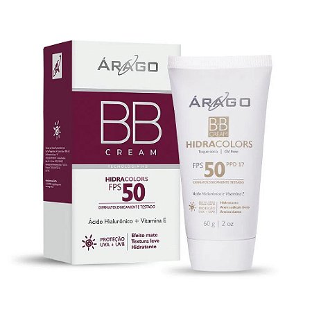 Arago BB Cream Hidracolors FPS50 Bege 60g