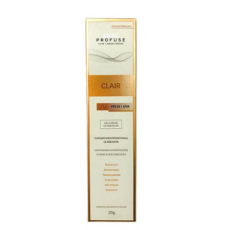 Profuse Clair Gel Creme Clareador FPS 25 30g