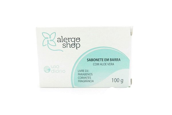 Alergoshop Sabonete Em Barra Uso Diário 100g