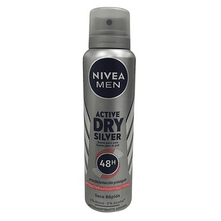 Nivea Desodorante Aerosol Silver Protect 90g