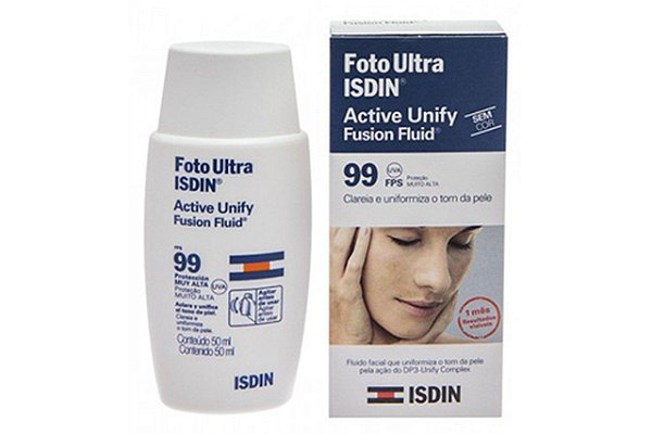 Isdin Fusion Fluid Active Unify Sem Cor FPS99 50ml