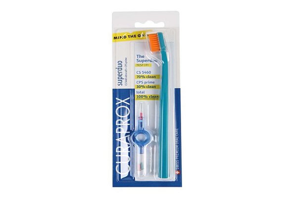 Curaprox Superduo Kit Escova Ultra Soft + Interdental Prime