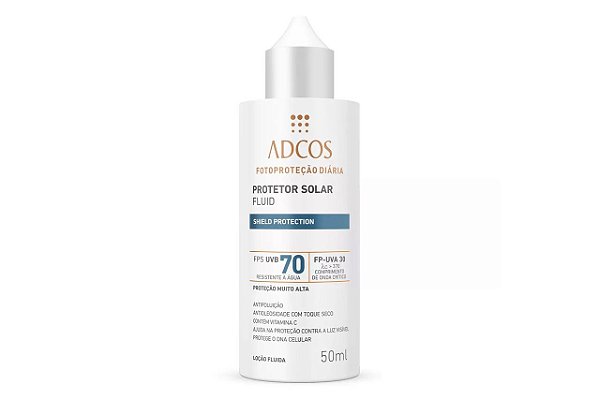 Adcos Filtro Solar Fluid  Fps 70 Incolor 40ml