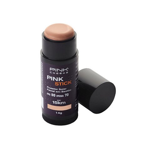 Pinkcheeks Pink Stick Protetor Facial Em Bastao Fps90 15Km 14g