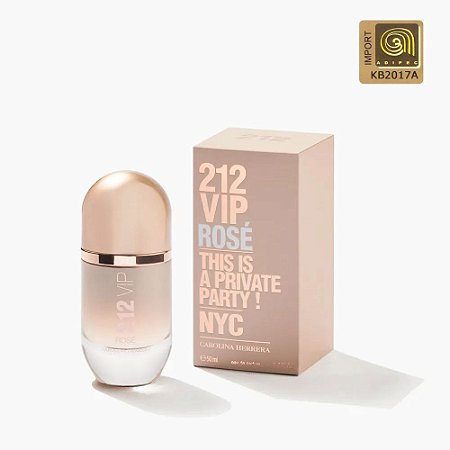 Carolina Herrera 212 Vip Rose Perfume Feminino Eau de Parfum 50ml