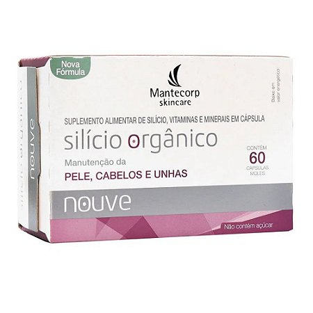 Mantecorp Nouve Silício Orgânico 60 Caps