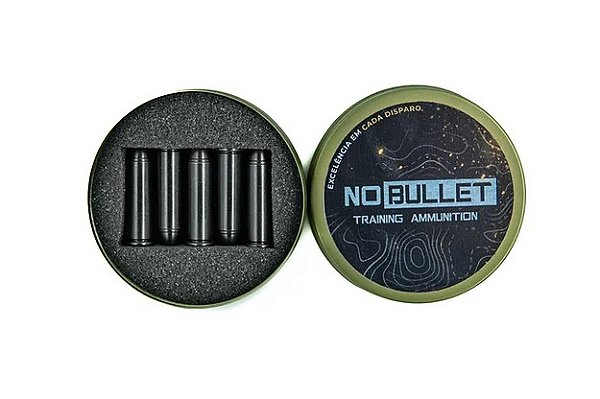 Snap Caps Munição De Manejo Treino Tiro Seco - Calibre 38 SPL - 357 MAGNUM - NOBULLET