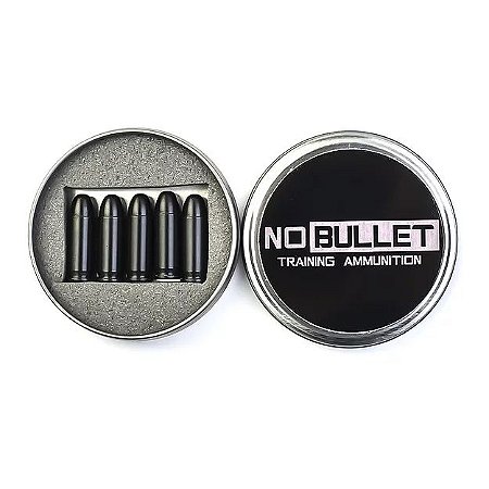 Snap Caps Munição De Manejo Treino Tiro Seco - Calibre 38 SUPER AUTO - AÇO CARBONO - NOBULLET