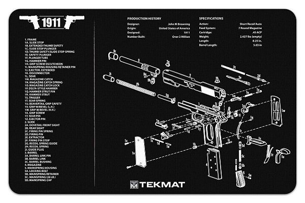 Tapete para Limpeza e Manutenção Modelo: 1911