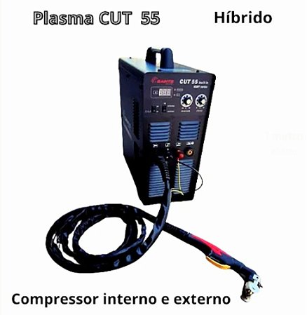Máquina de Corte Plasma CUT 55 SAINTS 220v Monofásicao Compressor Interno