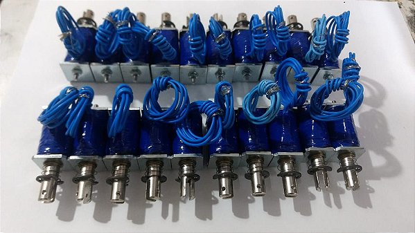 Solenoide 12v, e 24v Força De 2n - Curso Até 8mm