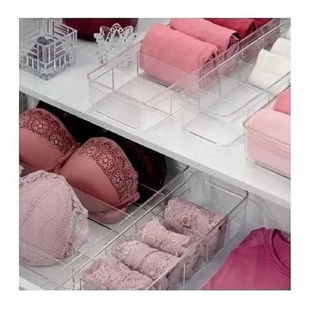 Organizador Diamond C/ 6 Divisórias 35,5X10,5X7,5 Paramount