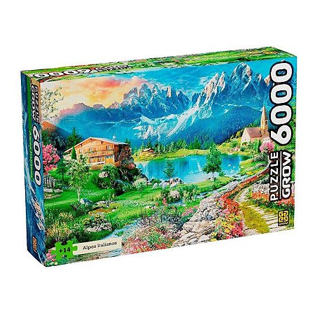 Puzzle 6000 peças Alpes Italianos - Loja Grow