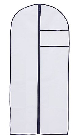 Capa Protetora Para Vestidos Com Zíper e Visor 60x130Cm 1284 Paramount