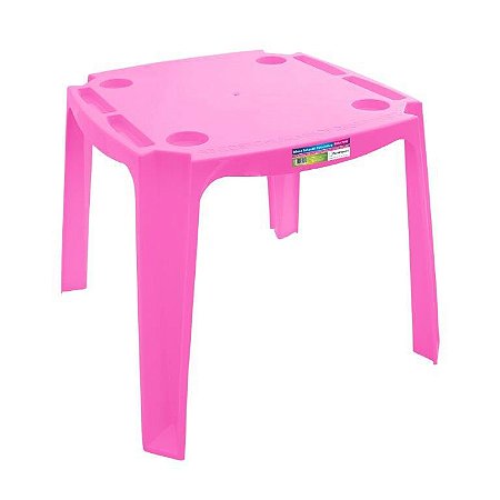 Mesa Infantil Educativa De Plástico Rosa  577 Paramount