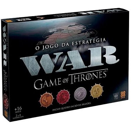 Jogo War Estratégia Edição Game Of Thrones 0400 Grow