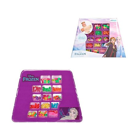 Brinquedo Infantil Kit Miçangas Biju Pulseirinhas Frozen