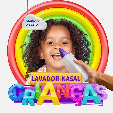 Aspirador de Lavagem Nasal Alivio Imediato 15CM Respire Bem