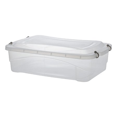 Caixa Organizadora Pratic Box 10L 41x29x1 CM Transparente