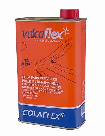 Cola Vulcanizante Para Camara De Ar E Pneu Cola Preta 900 Ml