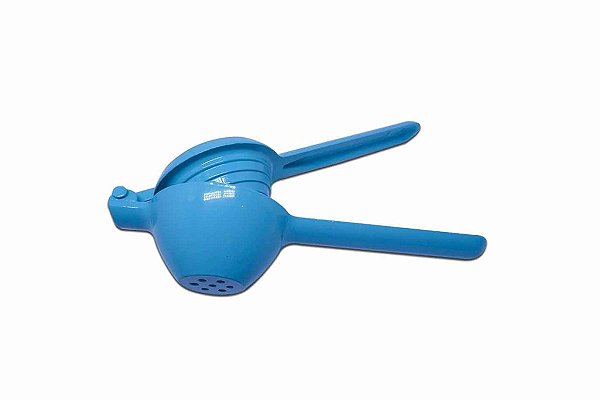 Espremedor De Limão Colors Azul Para Cozinha Em Alumínio