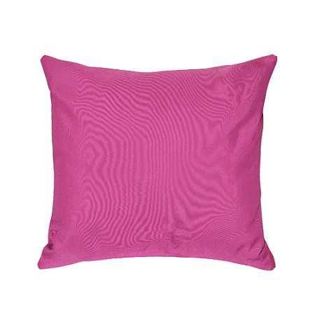 Capa Almofadas Decorativas Sala Lisa Rosa Sem Enchimento