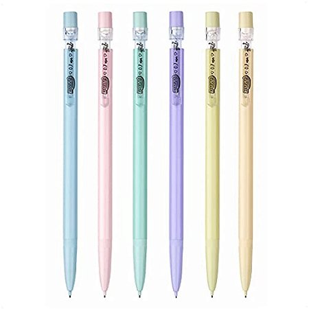 Lapiseira Plástica 0.7mm Caixa Com 12 Unidades Com 6 Cores Pastel