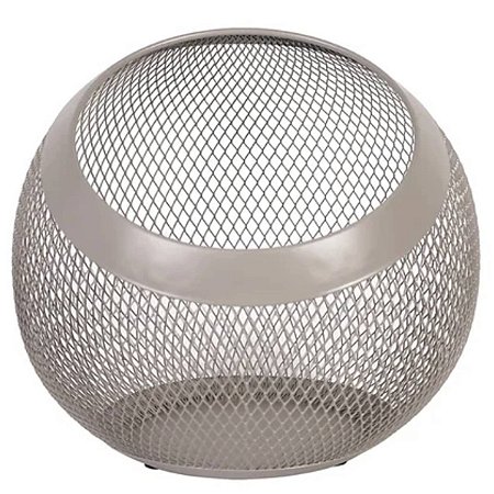Fruteira Cesto Rack Redonda de Mesa Gelo 24x21 Cm Copa & Cia