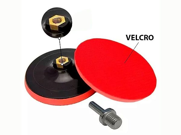 Suporte de Boina C/ Velcro P/ Furadeira 125mm 762209 Mtx