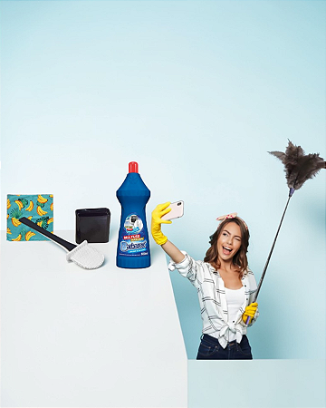 Combo Limpeza Prática – Kit Completo com Espanador, Pano e Multiuso