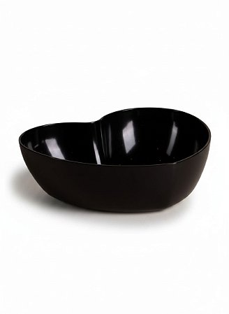 Bowl Coração Le Chef Preto 21x18x6cm Servir