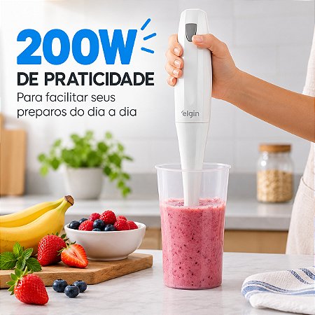 Mixer De Mão 200w Compacto Leve E Ergonômico MIX1001 Elgin