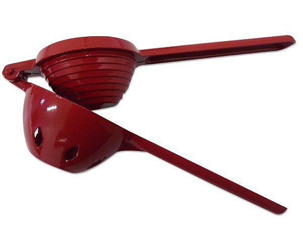 Espremedor de Laranja Alumínio 23x7cm Vermelho Cozinha Color