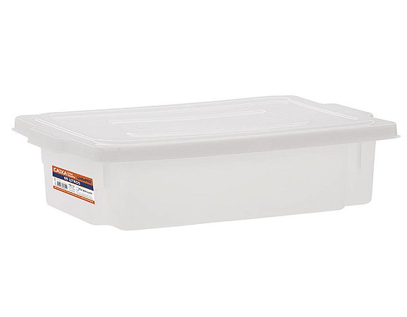 Caixa 9 L C/Tampa Linha Pro Branco Paramount