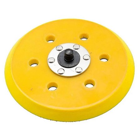 Disco Suporte 150mm 6 Pol. Lixadeira Orbital Hookit - Prato 6 Furos Rotta