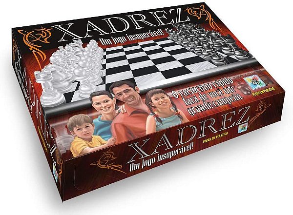 Jogo de tabuleiro de xadrez