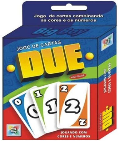 Jogo de Cartas Divertido Educativo Due 1759 Big Boy