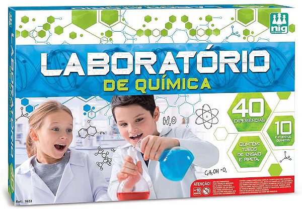 Brinquedo Infantil Educativo Laboratório de Química Nig