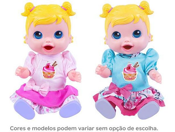 Boneca Babys Colection Comidinha Super Toys